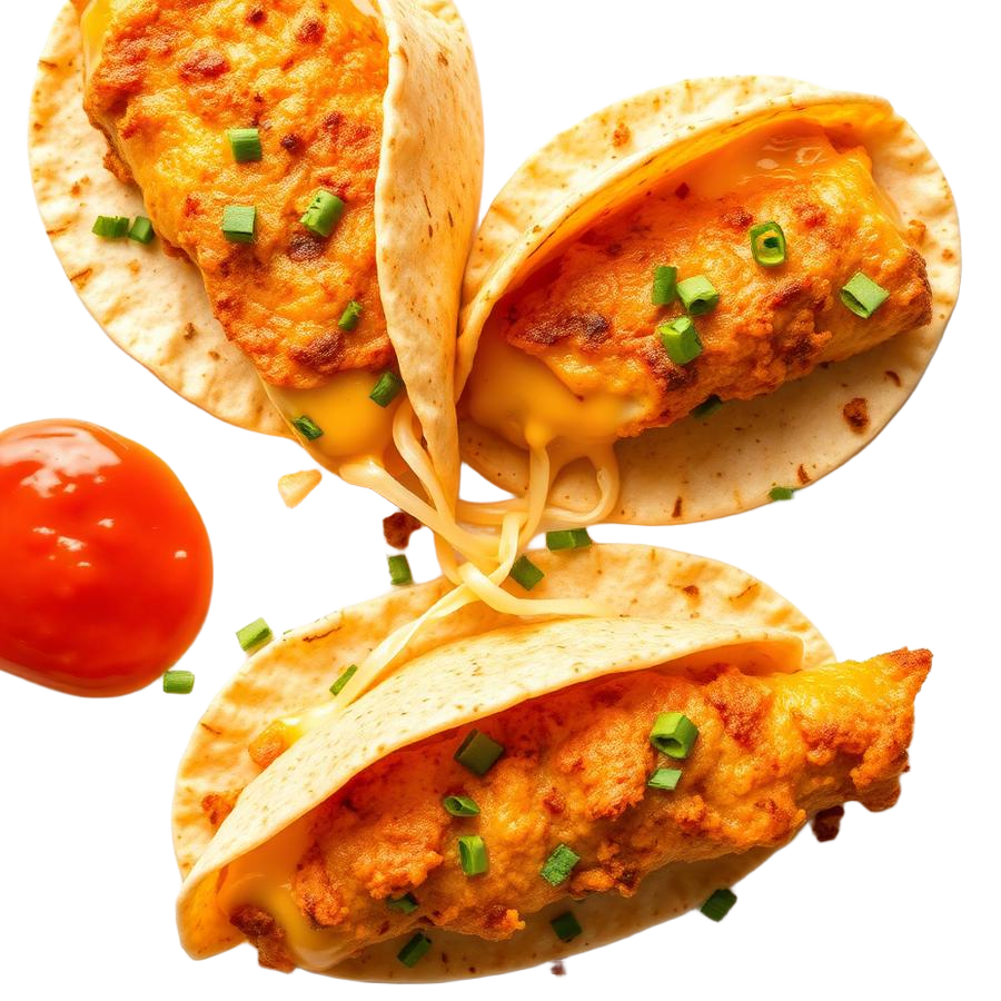 Quesabirria tacos with melted cheese